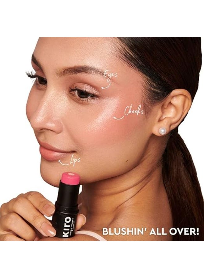 كيرو قلم كيرو وندر واند متعدد الاستخدامات - بينك أوبال، 7.5 غرام | قلم 3 في 1 - أحمر خدود، ظلال عيون، وملون شفاه | كريمي، خفيف الوزن، يدوم طويلاً | غني بزيت ثمر الورد، الأفوكادو، والمورينجا | مرطب بلمسة نهائية متألقة - Image 3